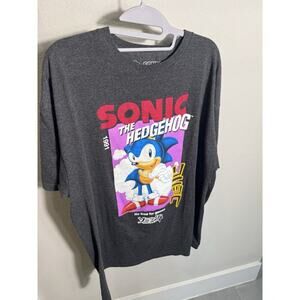 Sonic The Hedgehog Graphic Shirt XLarge Official SEGA Classic
